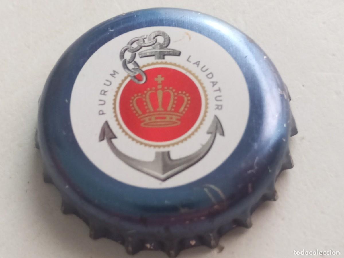Colecionismo de cervejas: Chapa tap&oacute;n corona de la cerveza alemana K&Ouml;NIG PILSENER PURUM LAUDATUR