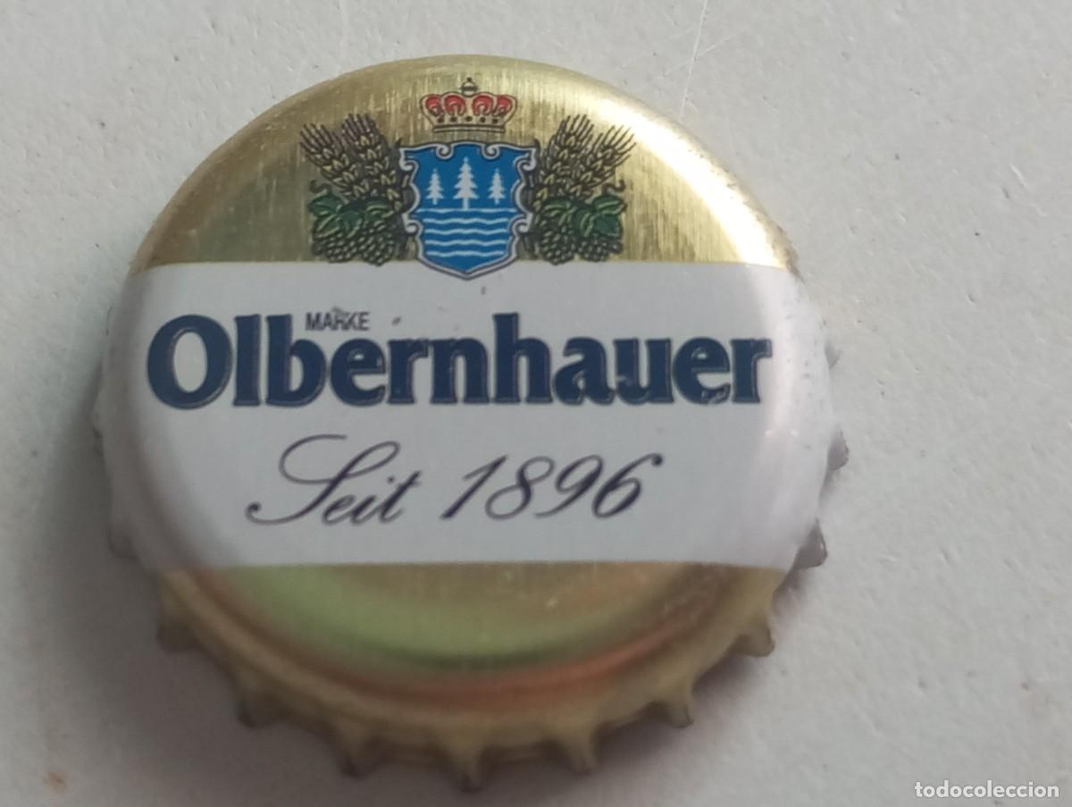 Coleccionismo de cervezas: Chapa tap&oacute;n corona de la cerveza alemana OLBERNHAUER SEIT 1896