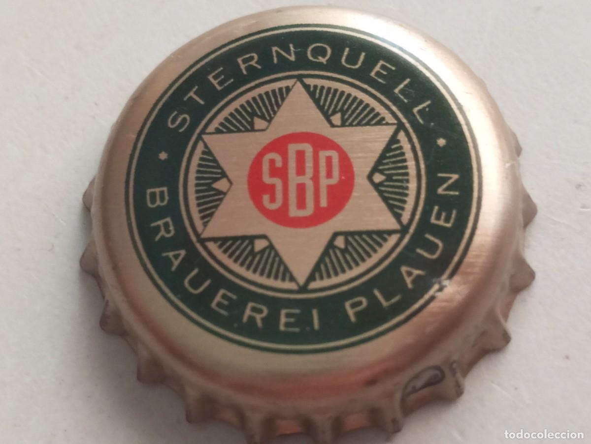 Coleccionismo de cervezas: Chapa tap&oacute;n corona de la cerveza alemana STERNQUELL BRAUEREI PLAUEN