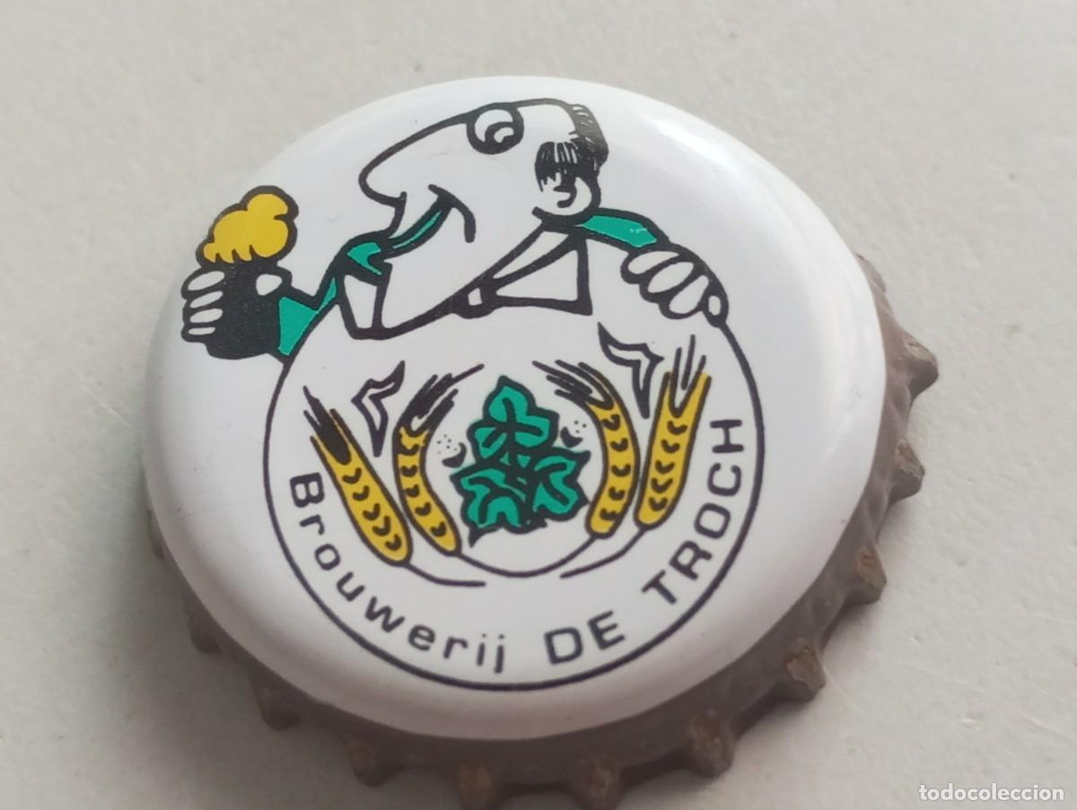 Coleccionismo de cervezas: Chapa tap&oacute;n corona de la cerveza belga CHAPEAU