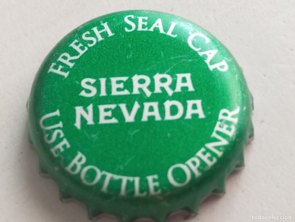 Coleccionismo de cervezas: Chapa USA, tap&oacute;n corona de la cerveza de EE.UU. SIERRA NEVADA