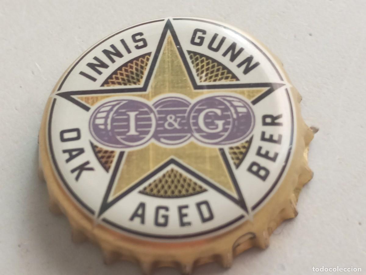 Coleccionismo de cervezas: Chapa tap&oacute;n corona de la cerveza inglesa INNIS GUNN