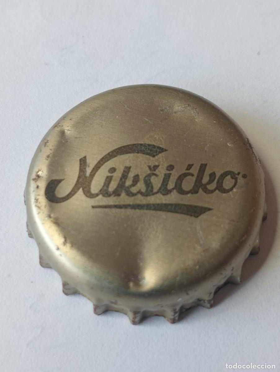 Coleccionismo de cervezas: CHAPA DE CERVEZA TAPONCORONA NIKSICKO DE MONTENEGRO MODELO ANTIGUO ORO VIEJO O PALIDO