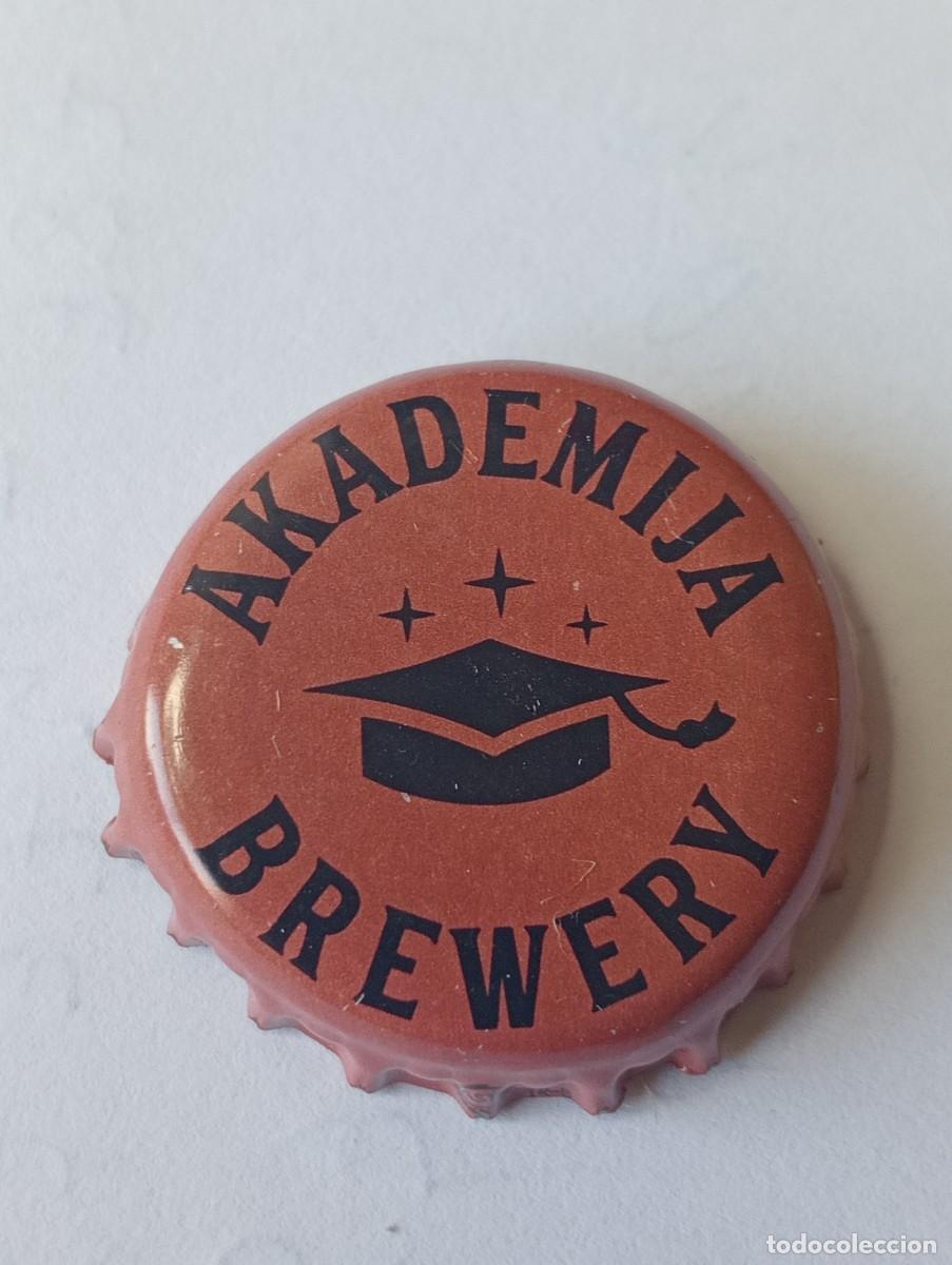 Coleccionismo de cervezas: CHAPA DE CERVEZA TAPON CORONA DE CERVEZA ARTESANA AKADEMIJA BREWERY DE MONTENEGRO