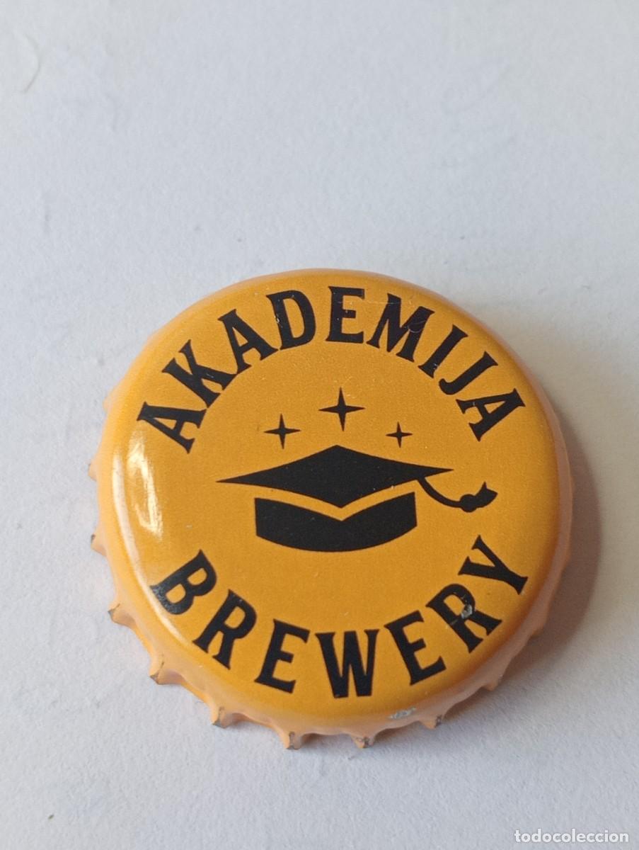 Coleccionismo de cervezas: CHAPA DE CERVEZA TAPON CORONA DE CERVEZA ARTESANA AKADEMIJA BREWERY DE MONTENEGRO