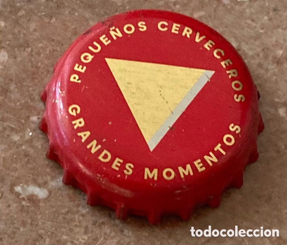 Coleccionismo de cervezas: TAP&Oacute;N CORONA BOTTLE CAP TAPPI CHAPA CAPSULE BEER CERVEZA AMBAR.FABR.CHAPA.U.-- LOTE N.2467--CARMANJO