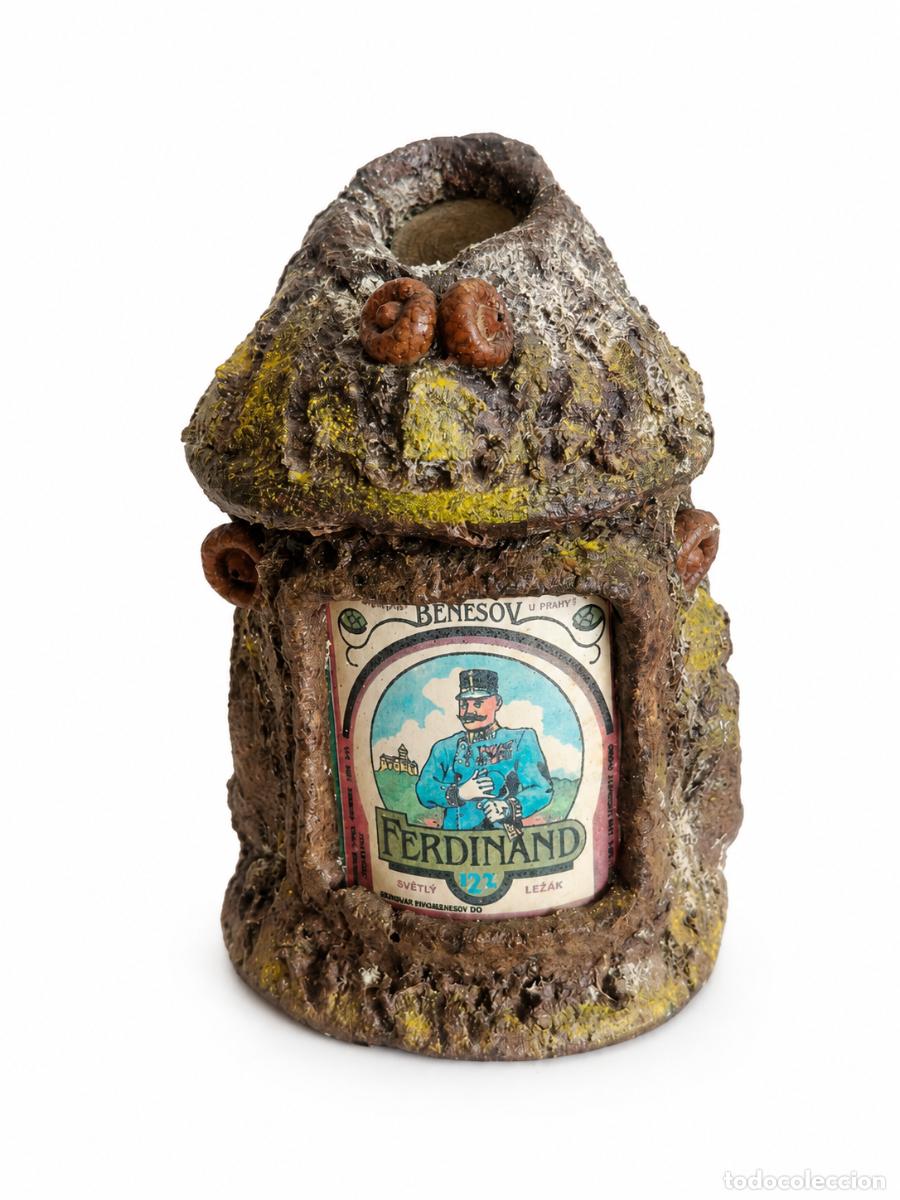 Coleccionismo de cervezas: Jarra decorativa cerveza Ferdinand | Hecha a mano