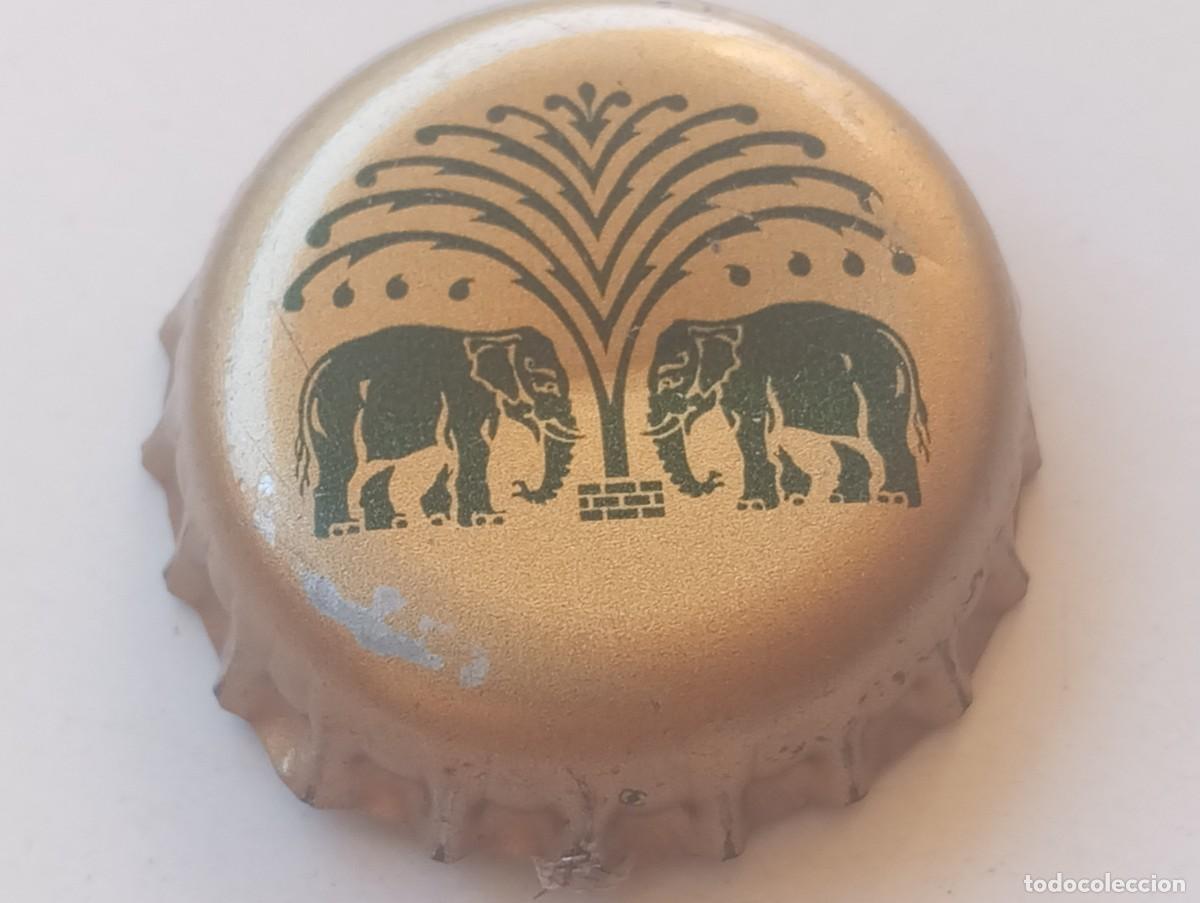 Coleccionismo de cervezas: Chapa tap&oacute;n corona de la cerveza tailandesa CHANG