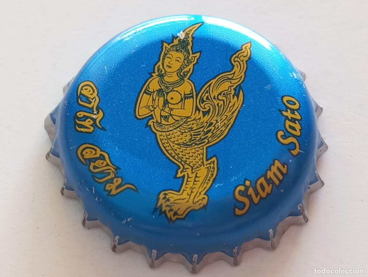 Coleccionismo de cervezas: Chapa tap&oacute;n corona de la cerveza tailandesa SIAM SATO