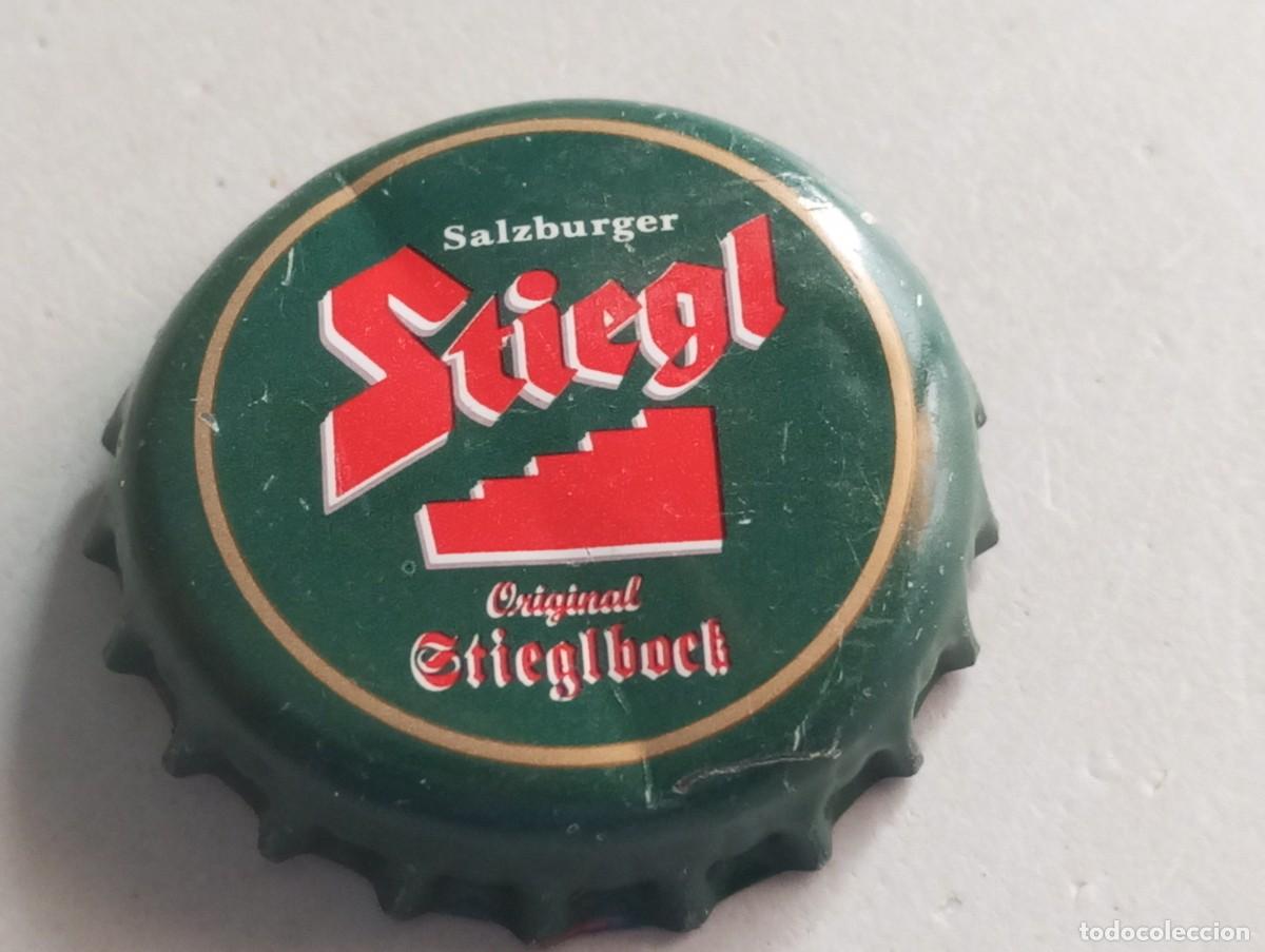 Coleccionismo de cervezas: Chapa tap&oacute;n corona de la cerveza austr&iacute;aca STIEGL ORIGINAL STIEGLBOCK
