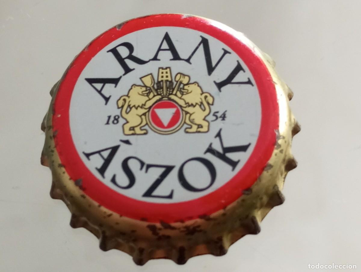 Coleccionismo de cervezas: Chapa tap&oacute;n corona de la cerveza h&uacute;ngara ARANY ASZOK