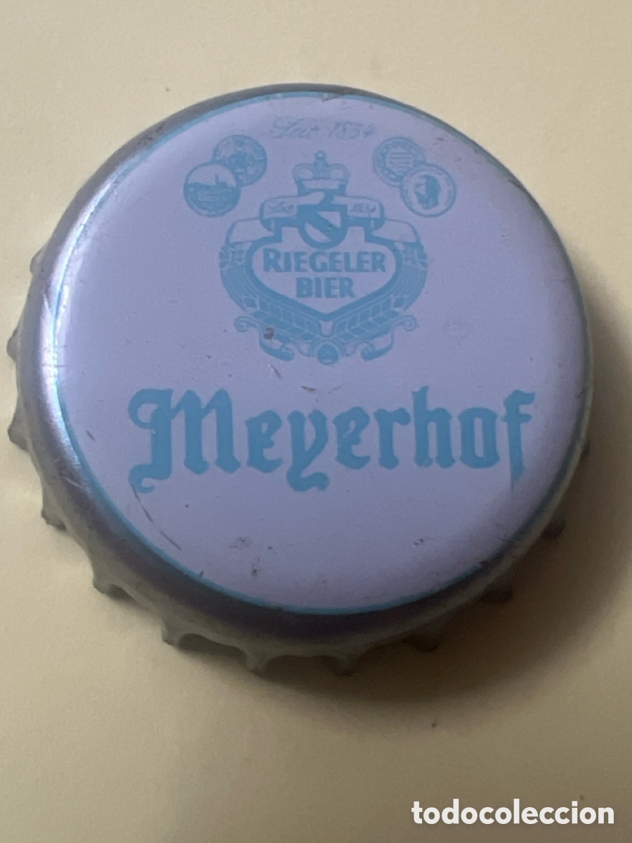 Sammeln von Brauereiartikeln: T4/X128/B6. CHAPA CERVEZA - ALEMANIA - Riegeler Bier seit 1834 Meyerhof