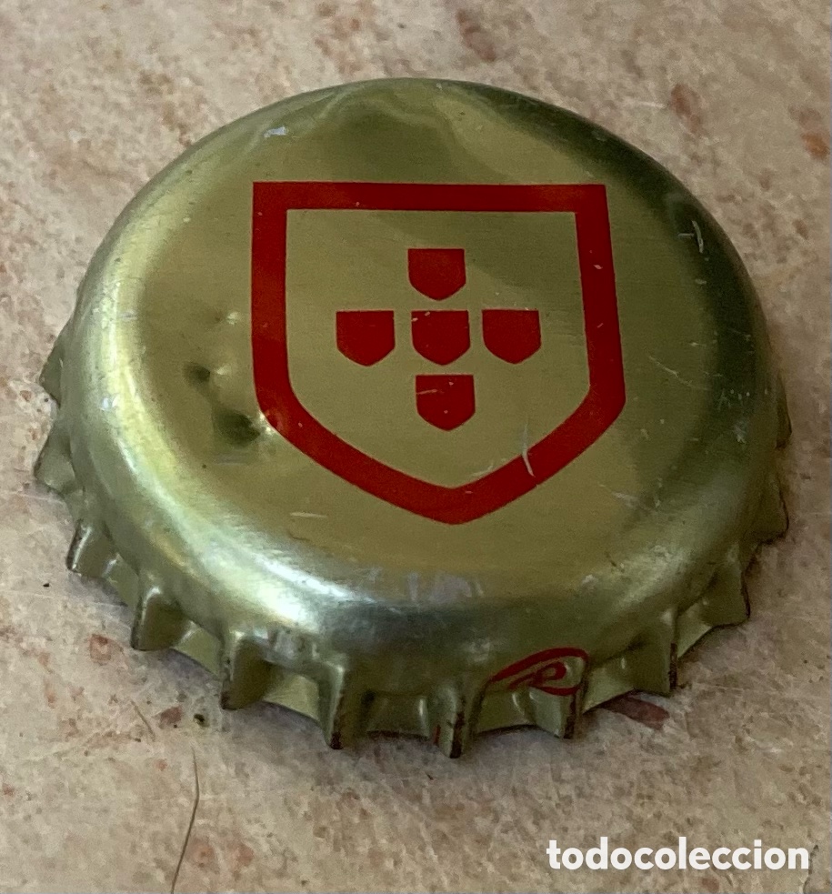 Coleccionismo de cervezas: TAP&Oacute;N CORONA BOTTLE CAP CHAPA BIERE CERVEZA BEER CERVEJA SAGRES. PORTUGAL--LOTE N. 3761--CARMANJO