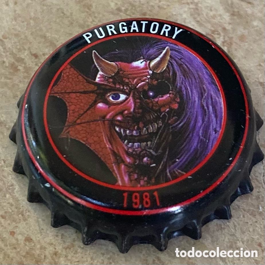 Coleccionismo de cervezas: CHAPA BIRRA BIER CERVEZA TROOPER BEER IRON MAIDEN. ROBINSONS BREWERY. U.K.----LOTE N. 3801-CARMANJO