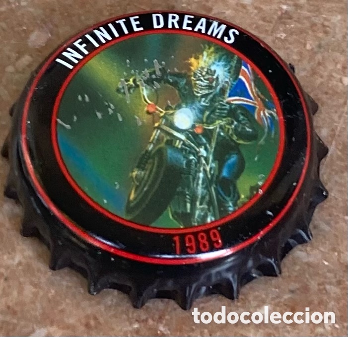 Coleccionismo de cervezas: CHAPA BIRRA BIER CERVEZA TROOPER BEER IRON MAIDEN. ROBINSONS BREWERY. U.K.--LOTE N. 3806---CARMANJO