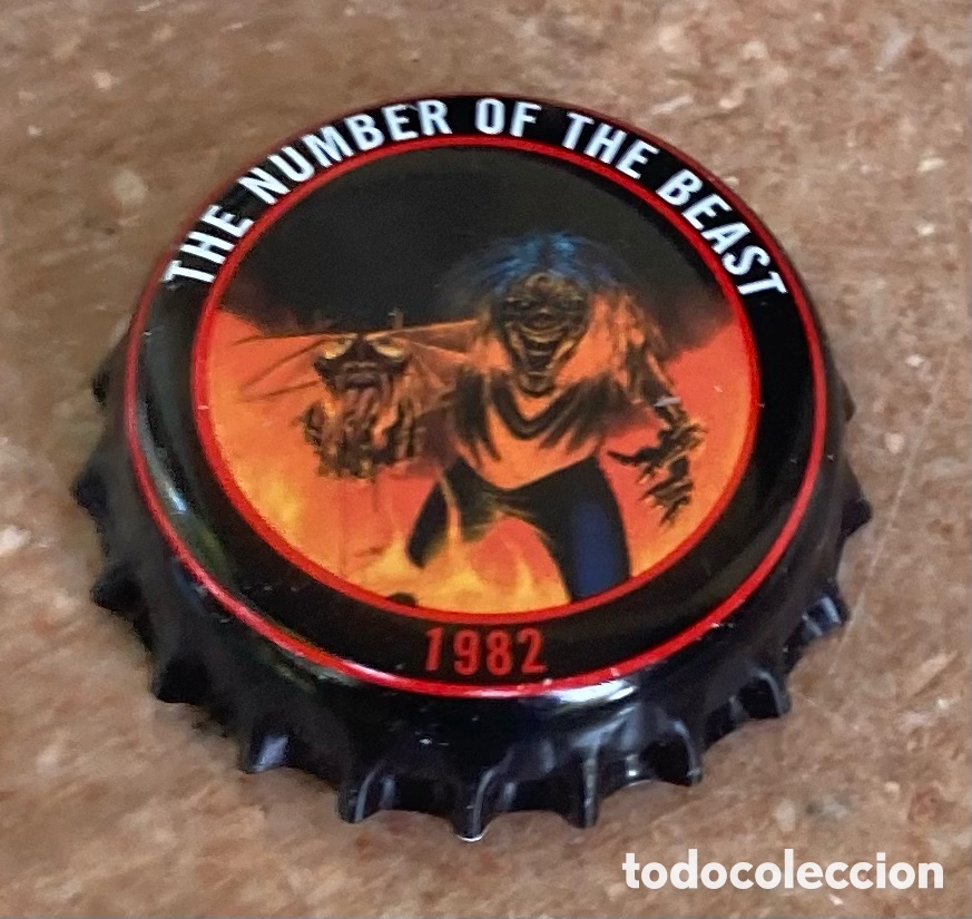 Coleccionismo de cervezas: CHAPA BIRRA BIER CERVEZA TROOPER BEER IRON MAIDEN. ROBINSONS BREWERY. U.K.----LOTE N. 3758-CARMANJO