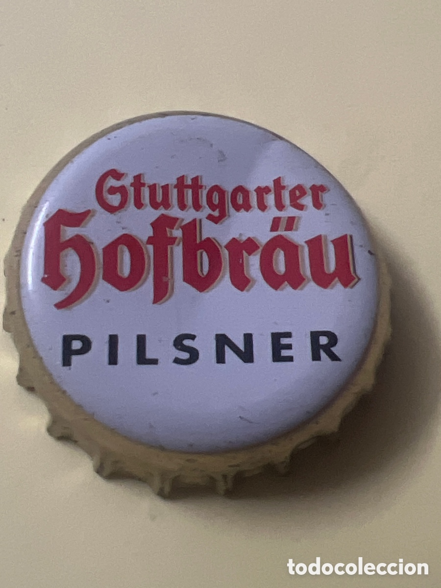Sammeln von Brauereiartikeln: E754. CHAPA CERVEZA - ALEMANIA - Stuttgarter Hofbr&auml;u Pilsner