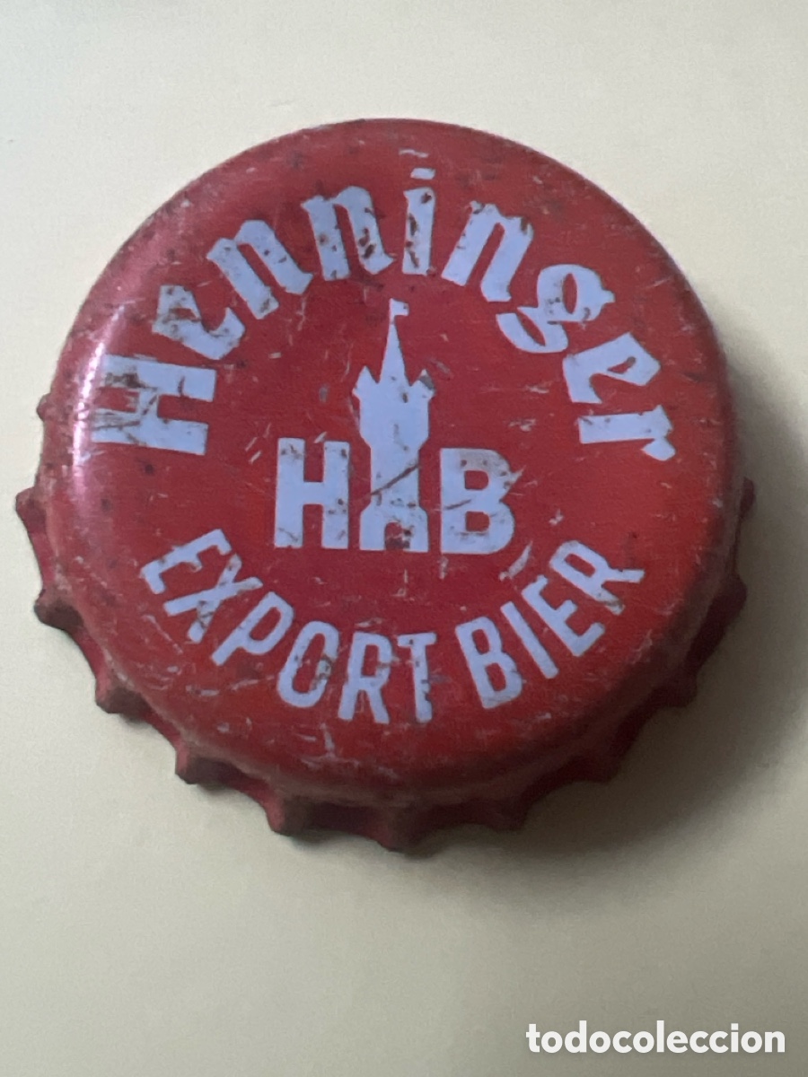 Sammeln von Brauereiartikeln: T4/X129/K2. CHAPA CERVEZA - GRECIA - HB Henninger Export Bier