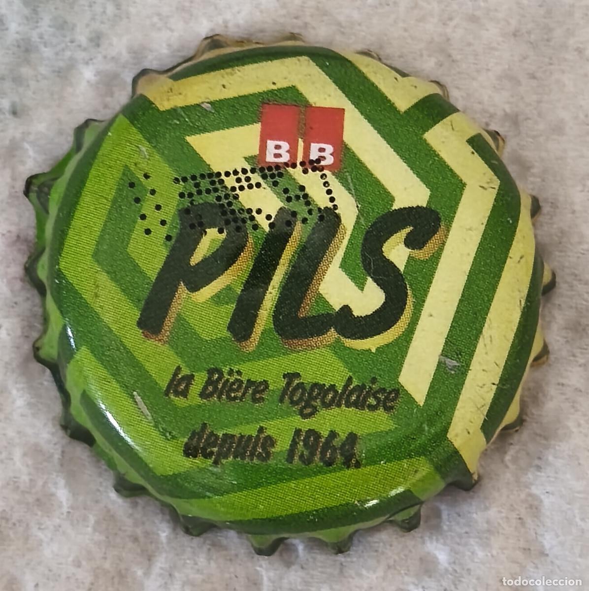 Coleccionismo de cervezas: CHAPA TAP&Oacute;N CORONA - PILS ( Africa TOGO )