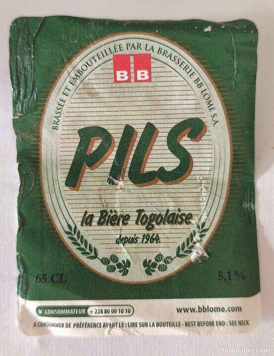 Coleccionismo de cervezas: ETIQUETA CERVEZA - PILS - ( Africa ) TOGO