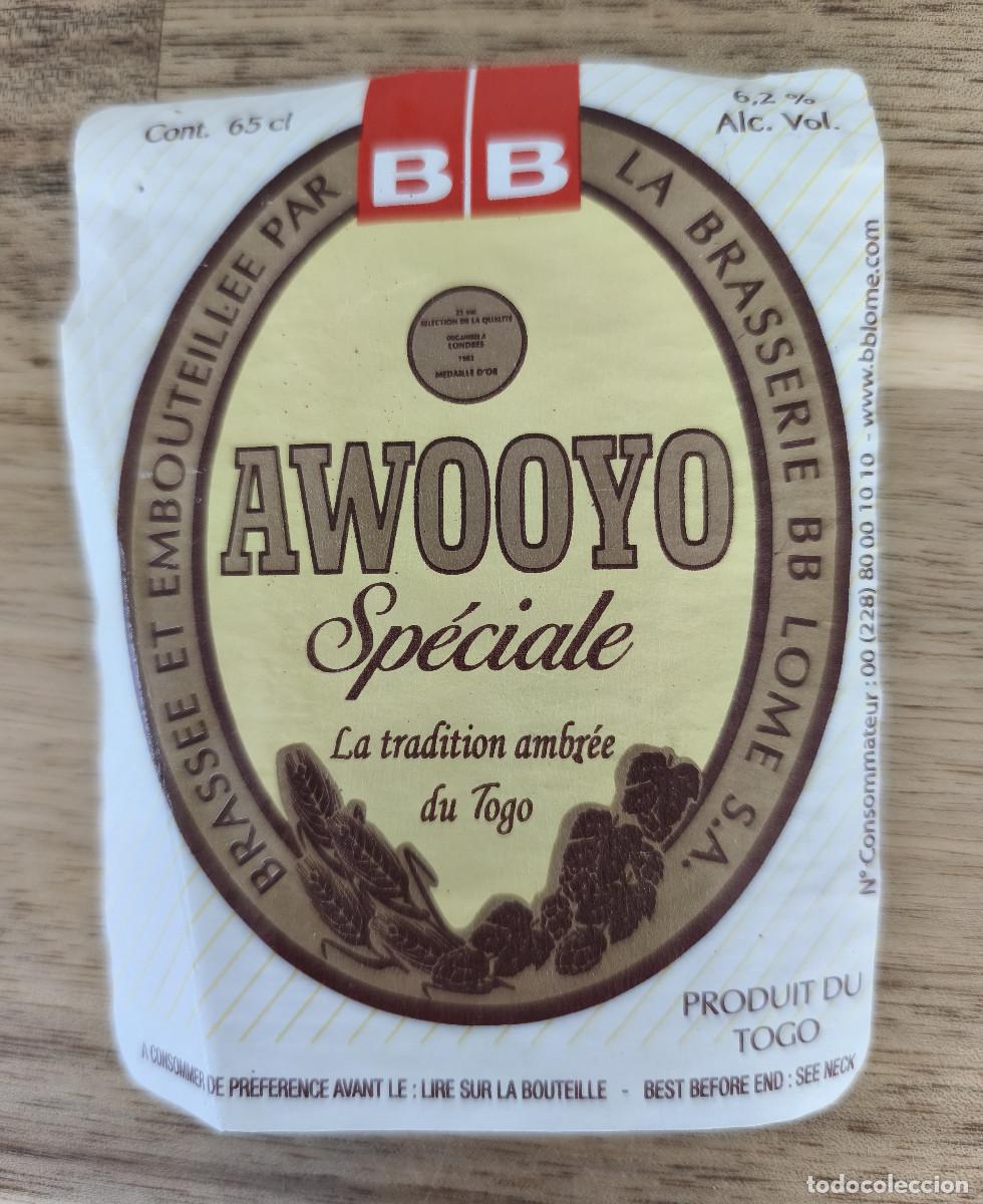 Coleccionismo de cervezas: ETIQUETAS CERVEZA - AWOOYO Sp&eacute;ciale - Africa TOGO