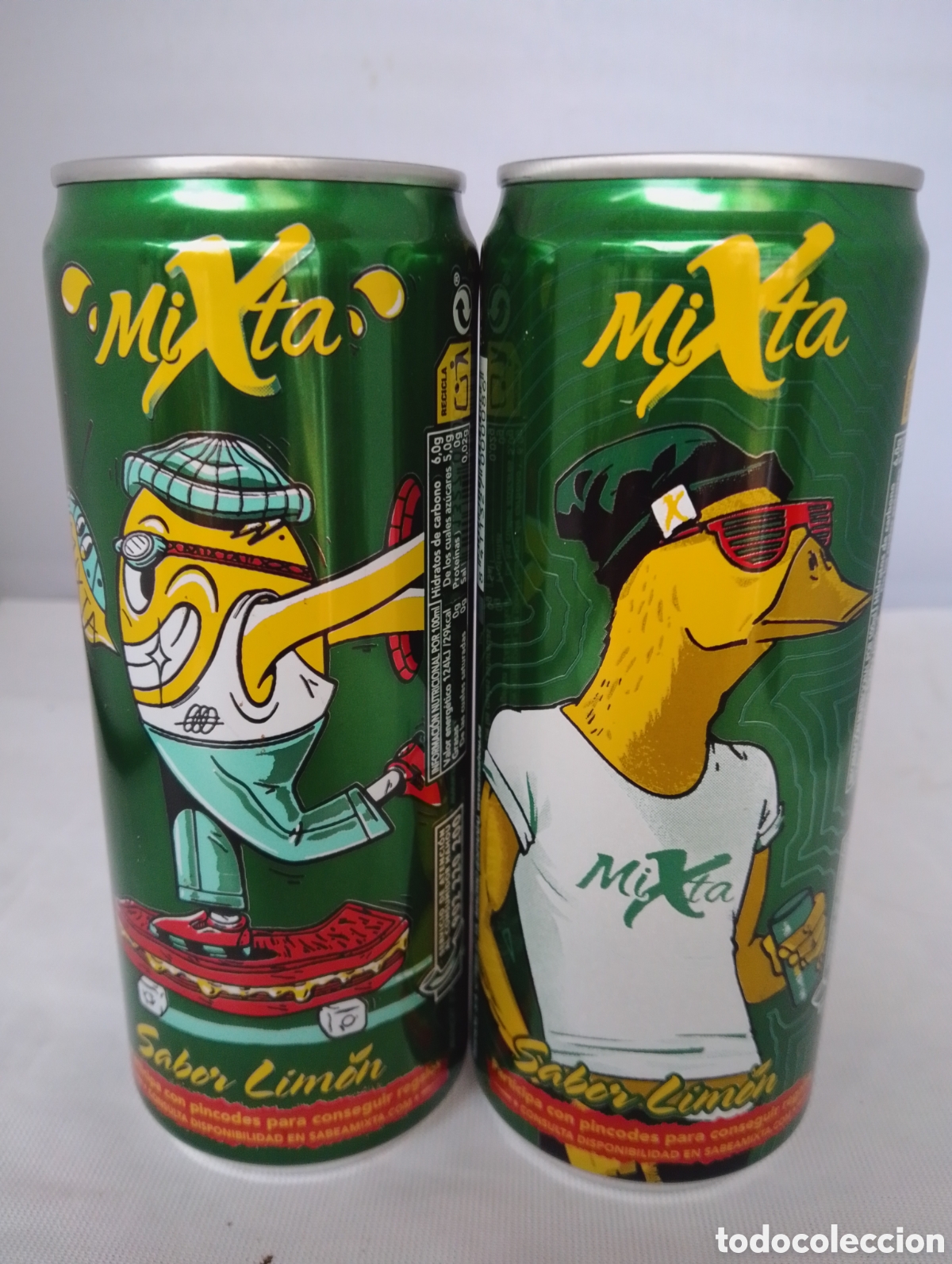 Coleccionismo de cervezas: 2 Latas Cerveza MiXta Mahou 2019