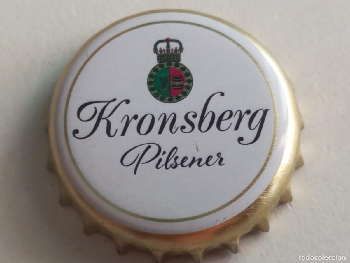 Coleccionismo de cervezas: Chapa tap&oacute;n corona de la cerveza alemana KRONSBERG PILSENER