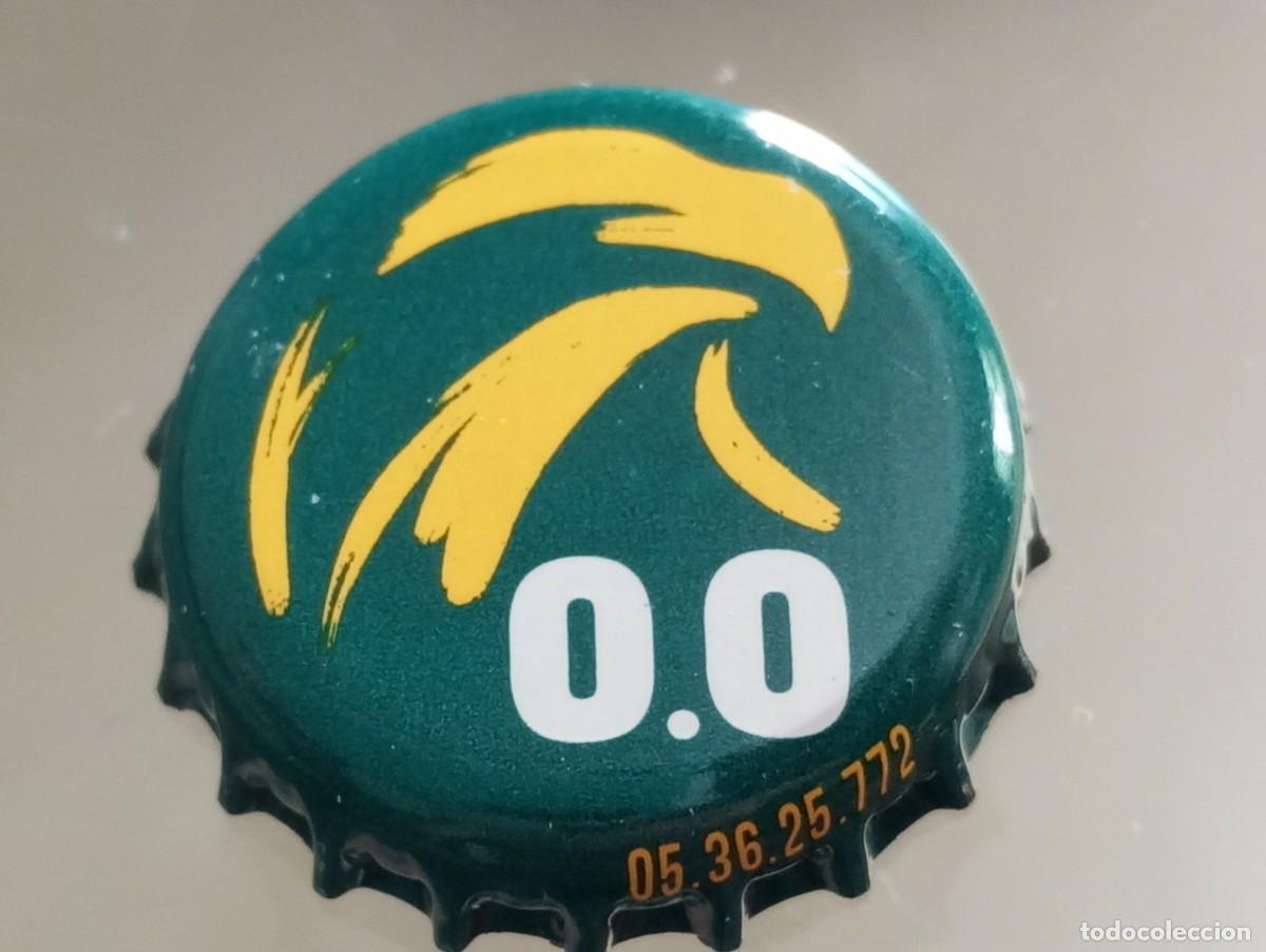 Coleccionismo de cervezas: Chapa tap&oacute;n corona de la cerveza espa&ntilde;ola EL AGUILA 0.0