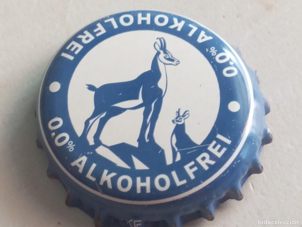 Coleccionismo de cervezas: Chapa tap&oacute;n corona de la cerveza alemana OBERBR&Auml;U HELL 0.0% ALKOHOLFREI