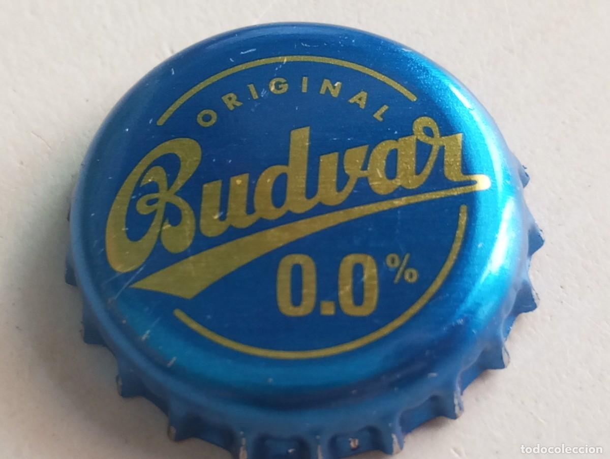 Coleccionismo de cervezas: Chapa tap&oacute;n corona de la cerveza checa BUDVAR ORIGINAL 0.0%