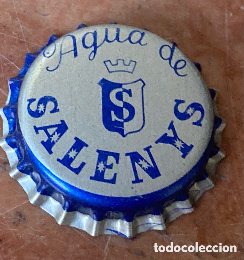 Coleccionismo de cervezas: BOTTLE CAP KRONKORKEN CHAPA ANTIGUO TAP&Oacute;N CORONA AGUA DE SALENYS AIGUA EAU.GIRONA-LOTE N.80-CARMANJO