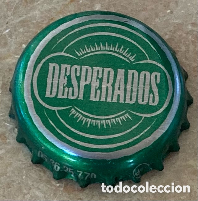 Coleccionismo de cervezas: BOTTLE CAP CHAPA CERVEZA TAP&Oacute;N CORONA BEER CAPSULE BIERE DESPERADOS.FRANCIA---LOTE N. 4106--CARMANJO