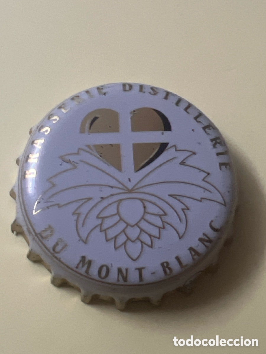Collectionnisme de bi&egrave;res: T4/X127/H6. CHAPA CERVEZA - FRANCIA - Brasserie Distillerie du Mont-Blanc