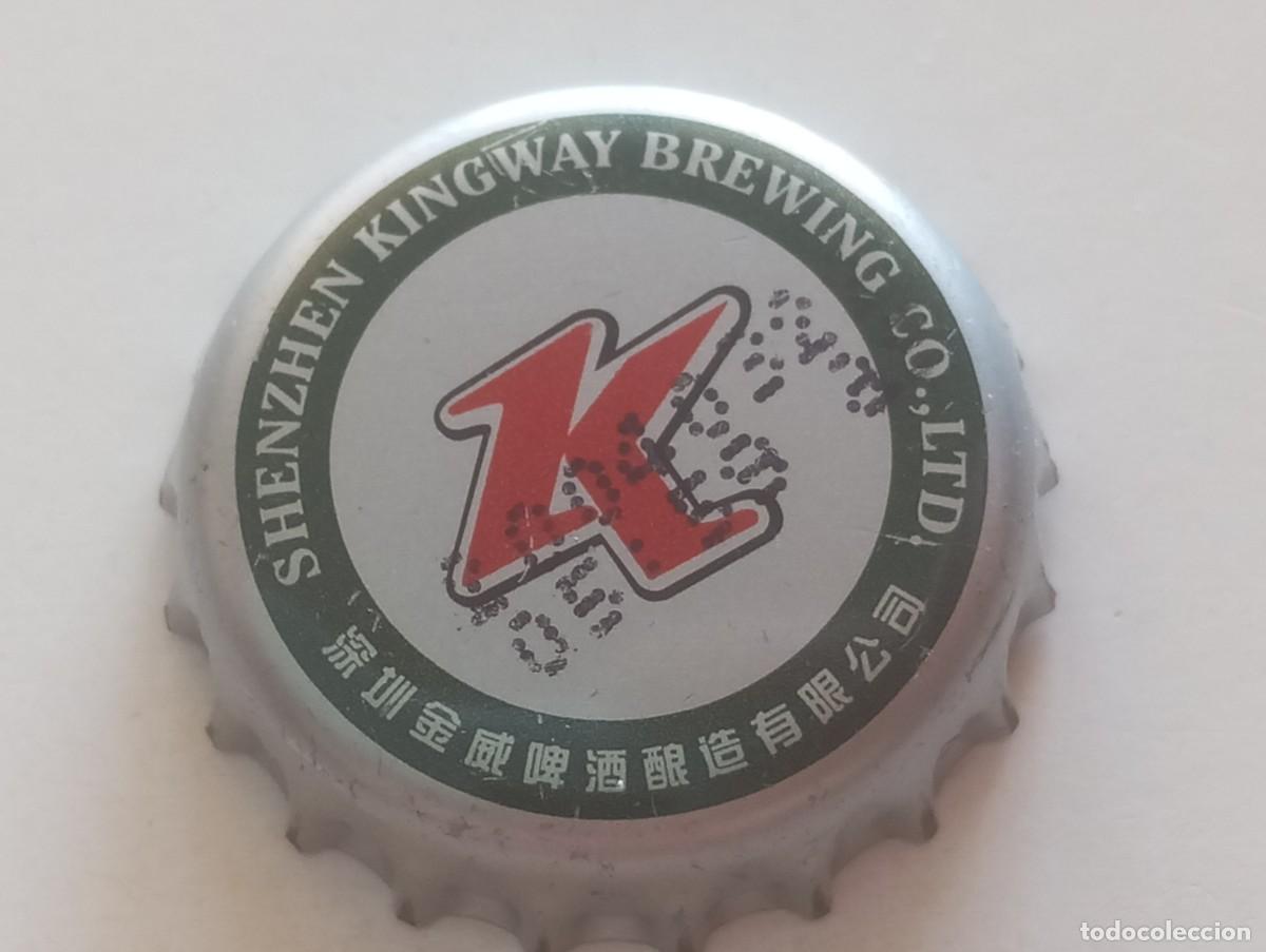 Coleccionismo de cervezas: Chapa tap&oacute;n corona de la cerveza china SHENZHEN KINGWAY BREWING