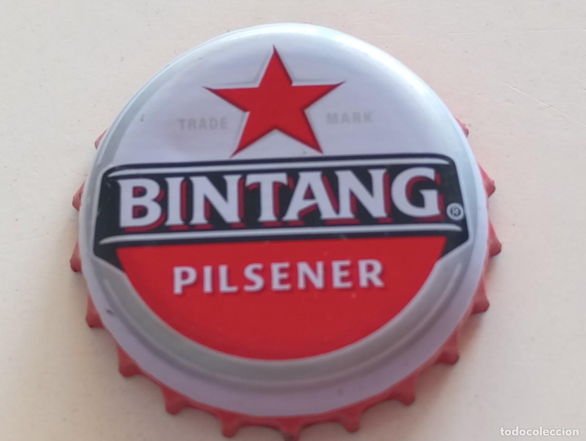Coleccionismo de cervezas: Chapa tap&oacute;n corona de la cerveza indonesia BINTANG PILSENER