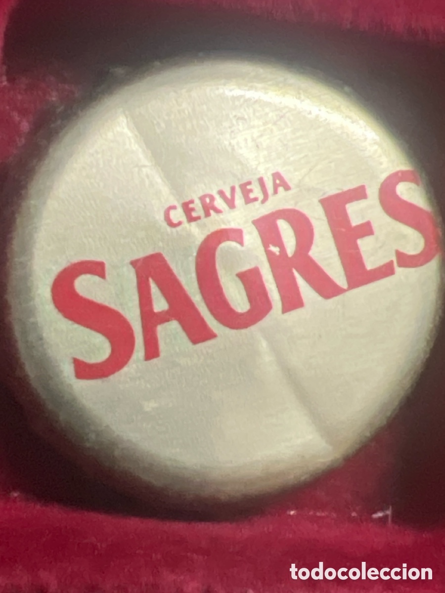 Collezionismo di birre: T4/X128/P5. CHAPA CERVEZA - PORTUGAL - Sagres Cerveja