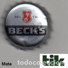 Coleccionismo de cervezas: chapa - cerveza - ALEMANIA - Beck's
