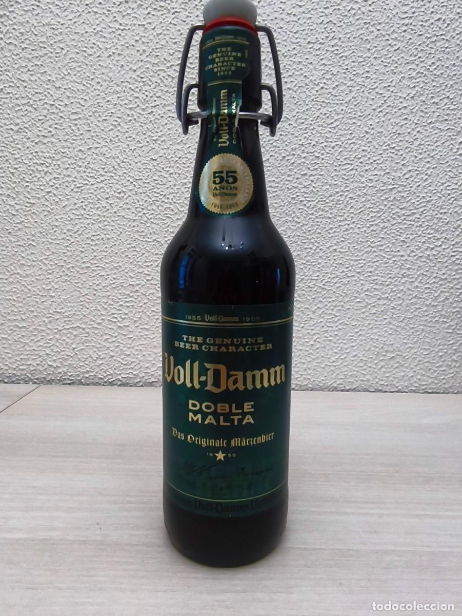 Sammeln von Brauereiartikeln: BOTELLA CERVAZA VOLL-DAMM 55 ANIVERSARIO vacia