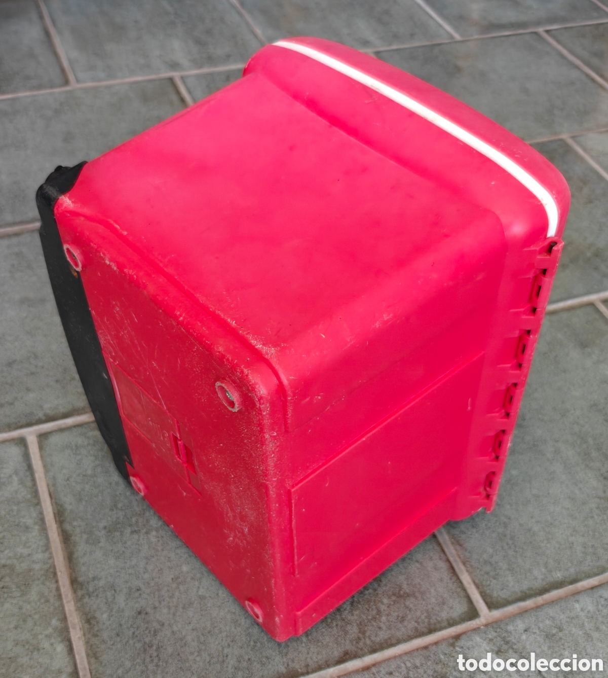 Coleccionismo de cervezas: Nevera con Radio Cerveza Budweiser - Foto 3