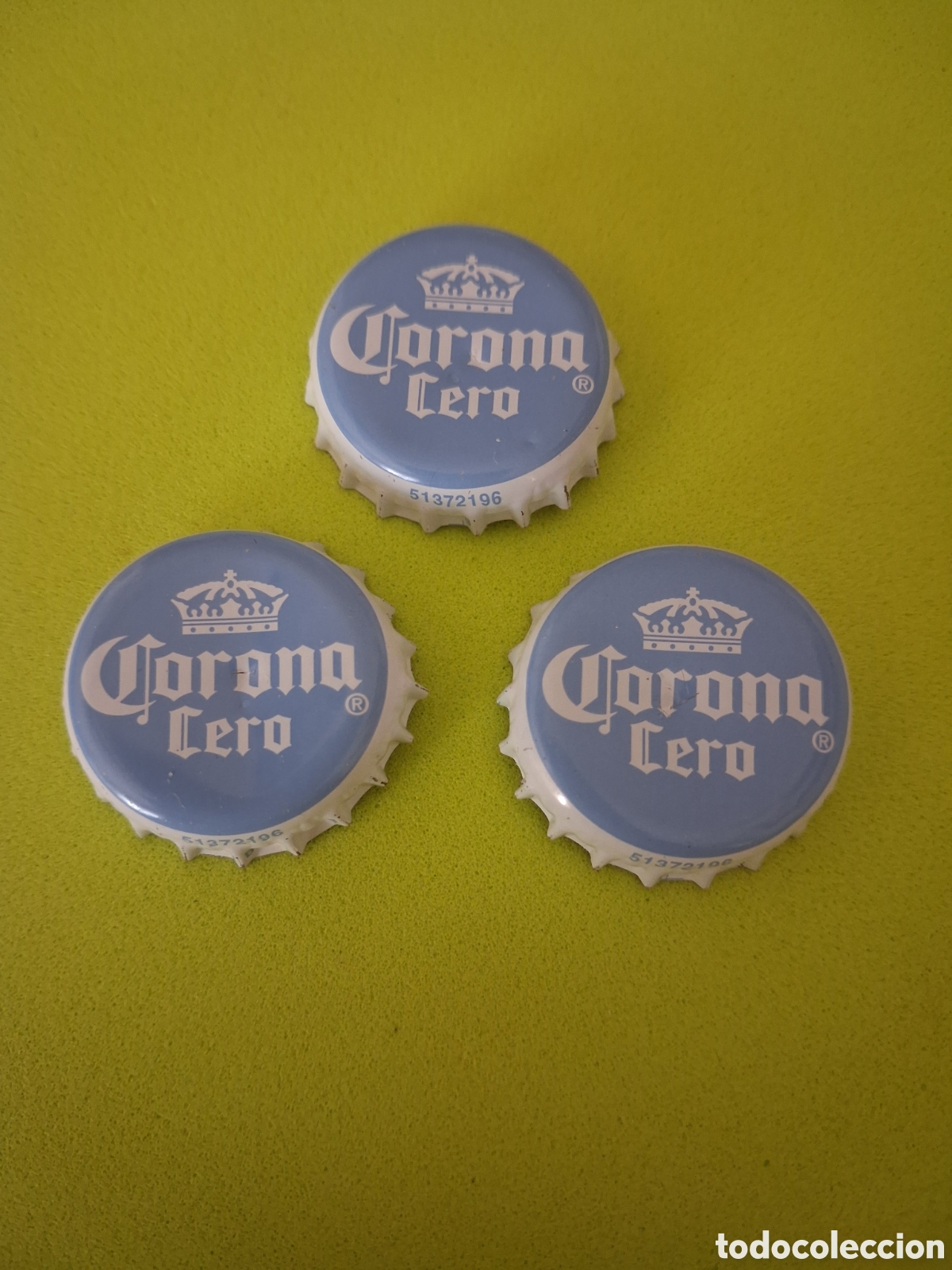 Coleccionismo de cervezas: 3 CHASPAS CERVEZA CORONA - Foto 1