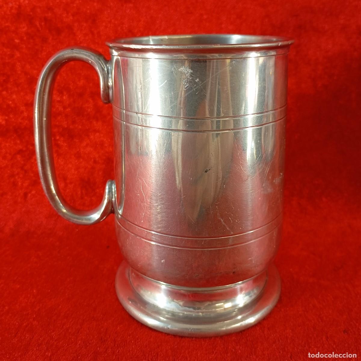 Coleccionismo de cervezas: PRECIOSA JARRA DE CERVEZA - PINDER BROS - ENGLISH PEWTER SHEFFIELD