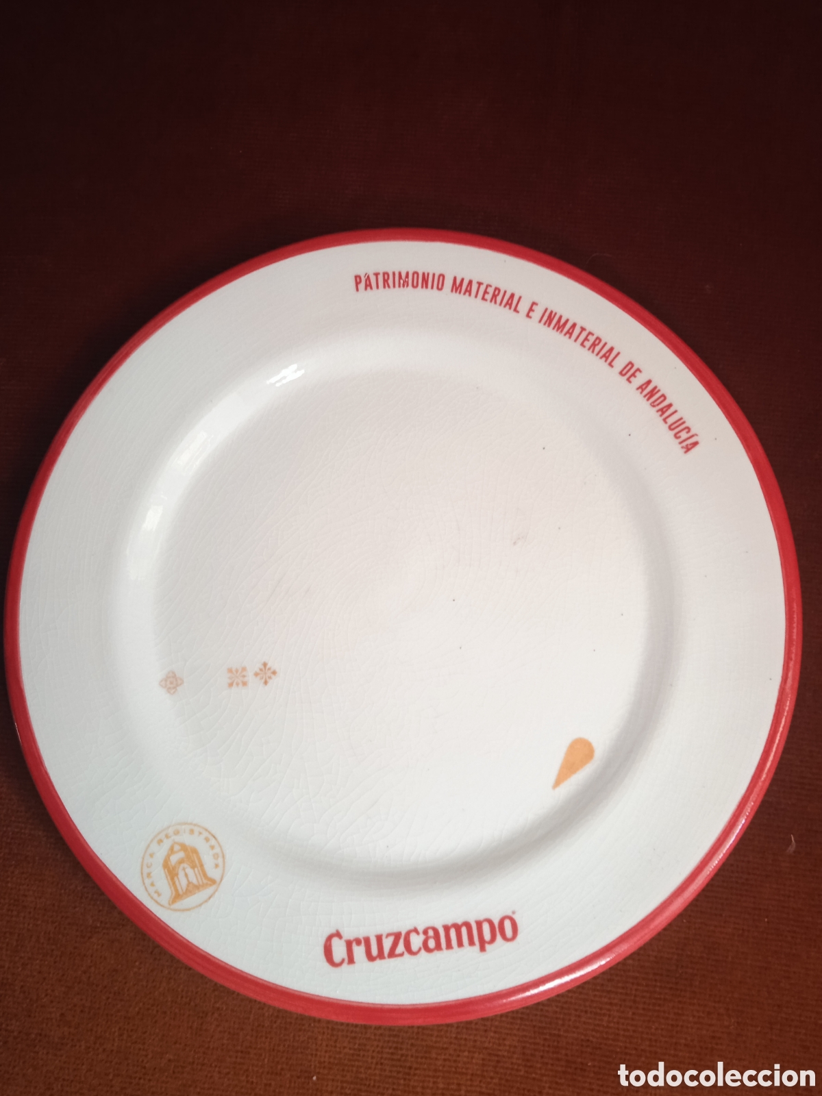 Coleccionismo de cervezas: Cruzcampo , coleccionismo , plato porcelana 22 cm