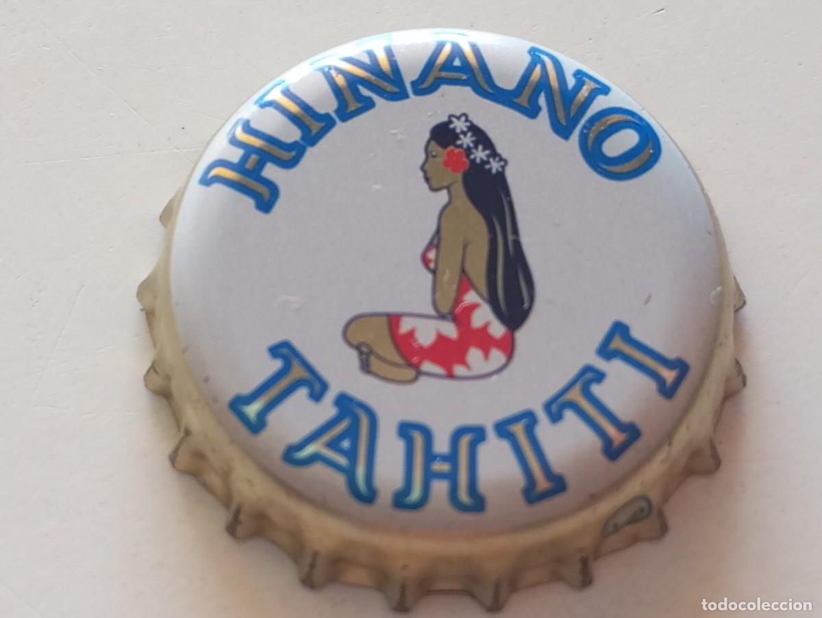 Coleccionismo de cervezas: Chapa tap&oacute;n corona de la cerveza de la Polinesia francesa HINANO TAHIT&Iacute;