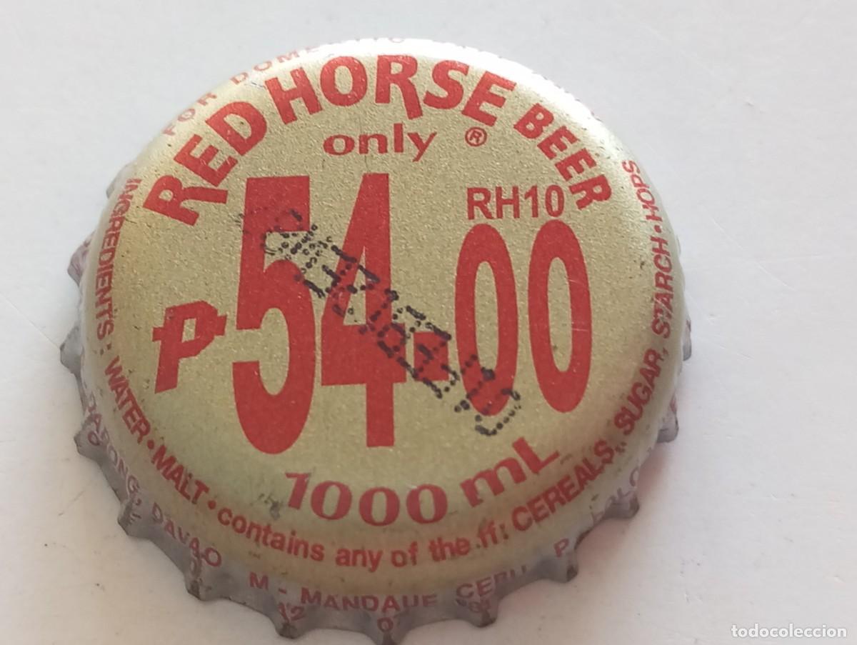 Coleccionismo de cervezas: Chapa tap&oacute;n corona de la cerveza filipina RED HORSE BEER - ONLY P 54.00