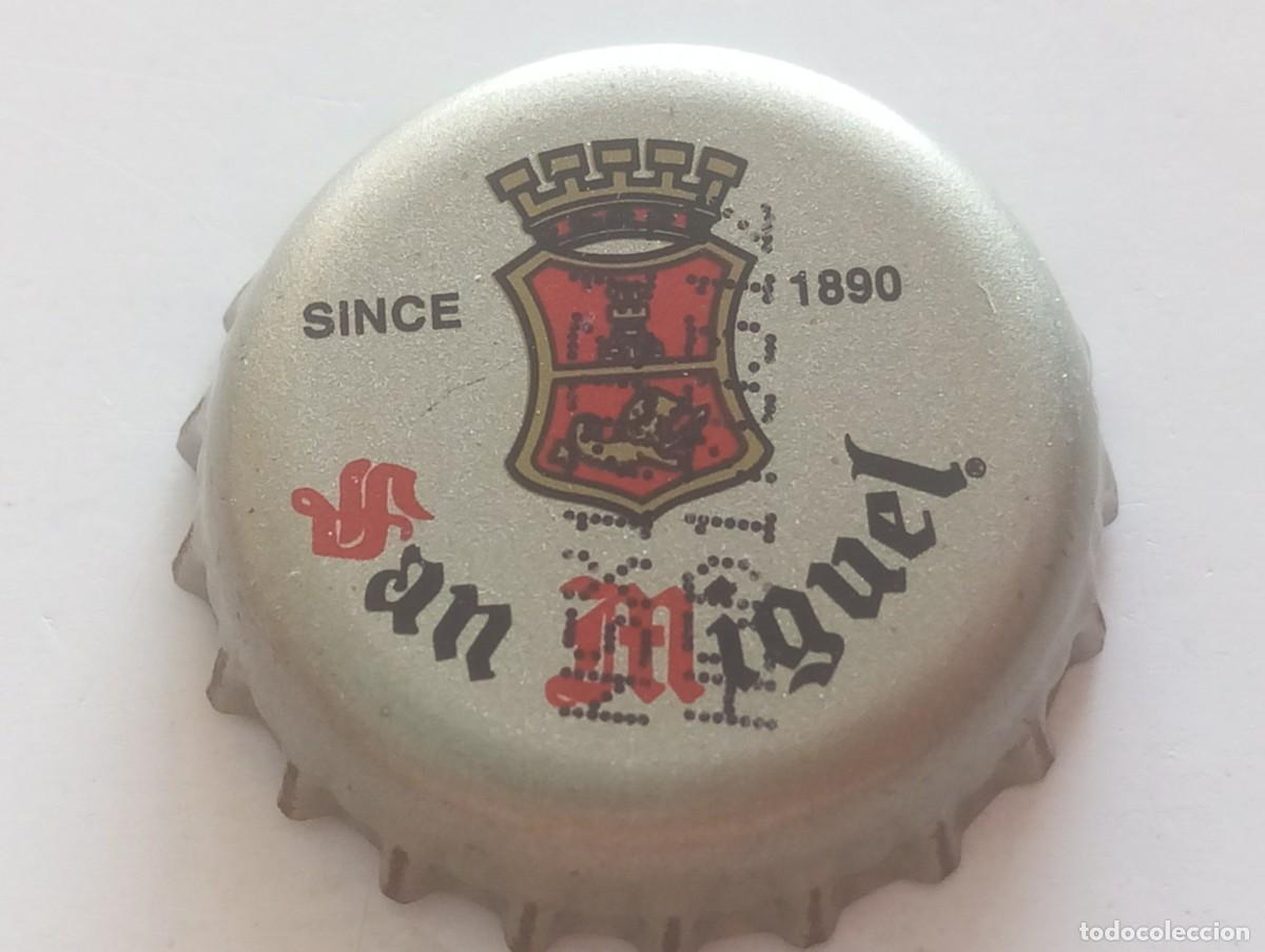 Coleccionismo de cervezas: Chapa tap&oacute;n corona de la cerveza filipina SAN MIGUEL SINCE 1890