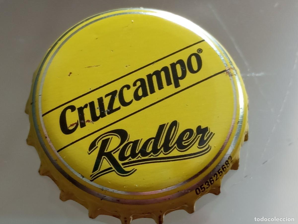 Coleccionismo de cervezas: Chapa tap&oacute;n corona de la cerveza espa&ntilde;ola CRUZCAMPO RADLER
