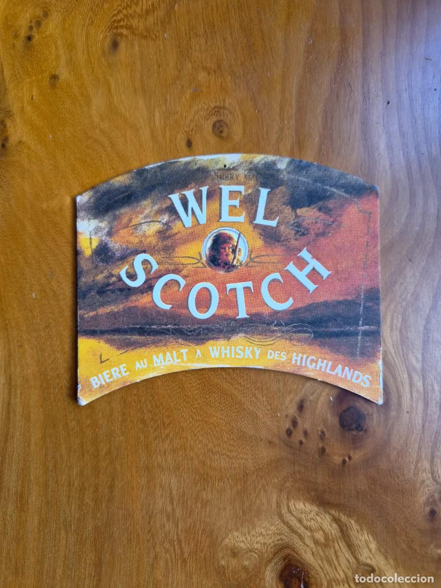 Sammeln von Brauereiartikeln: POSAVASOS CARTON DURO WEL SCOTH