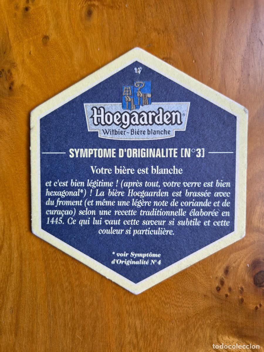 Sammeln von Brauereiartikeln: POSAVASOS CARTON DURO HOEGAARDEN N&ordm; 3