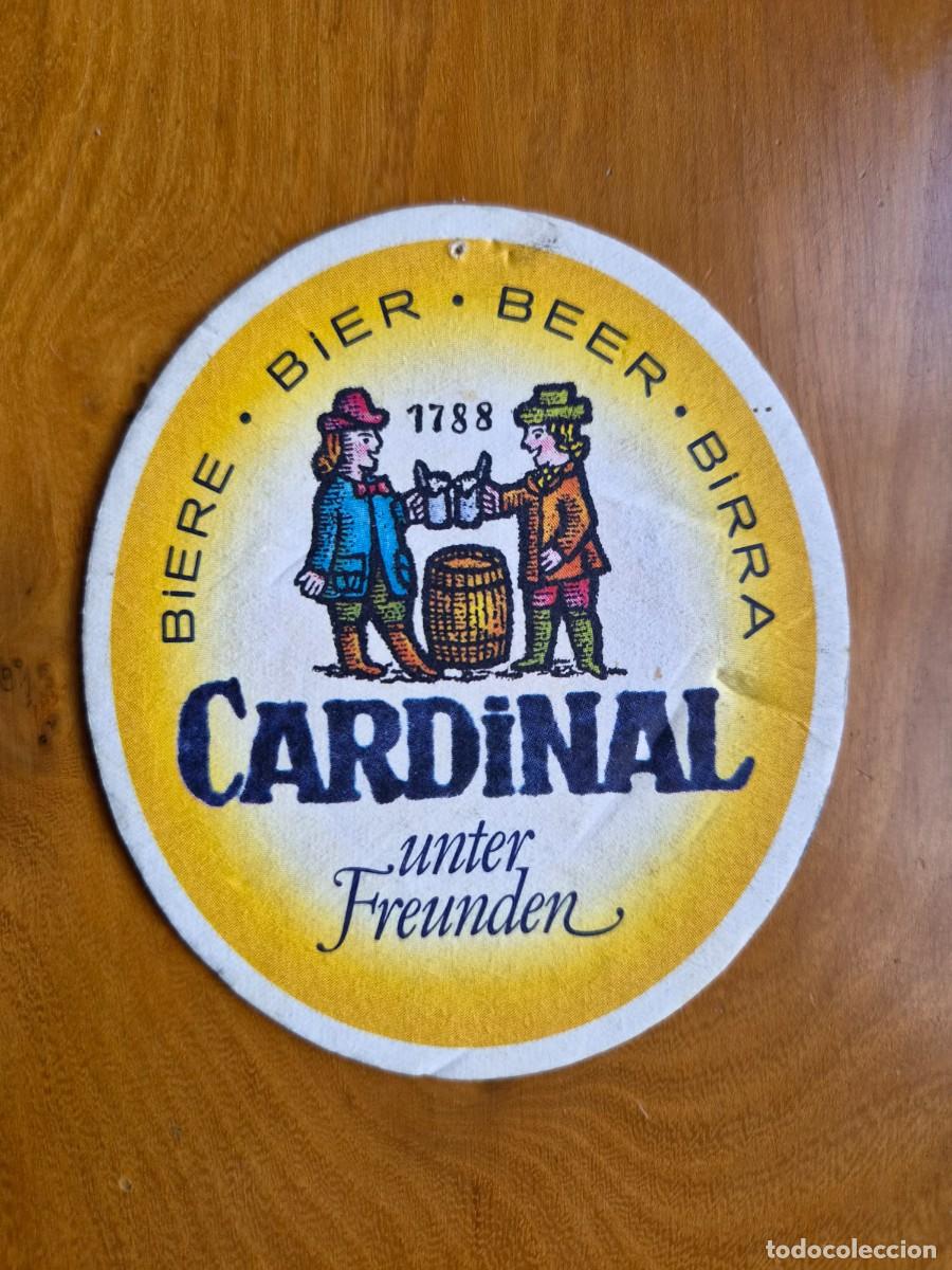 Coleccionismo de cervezas: POSAVASOS CERVEZA CARDINAL - Foto 1