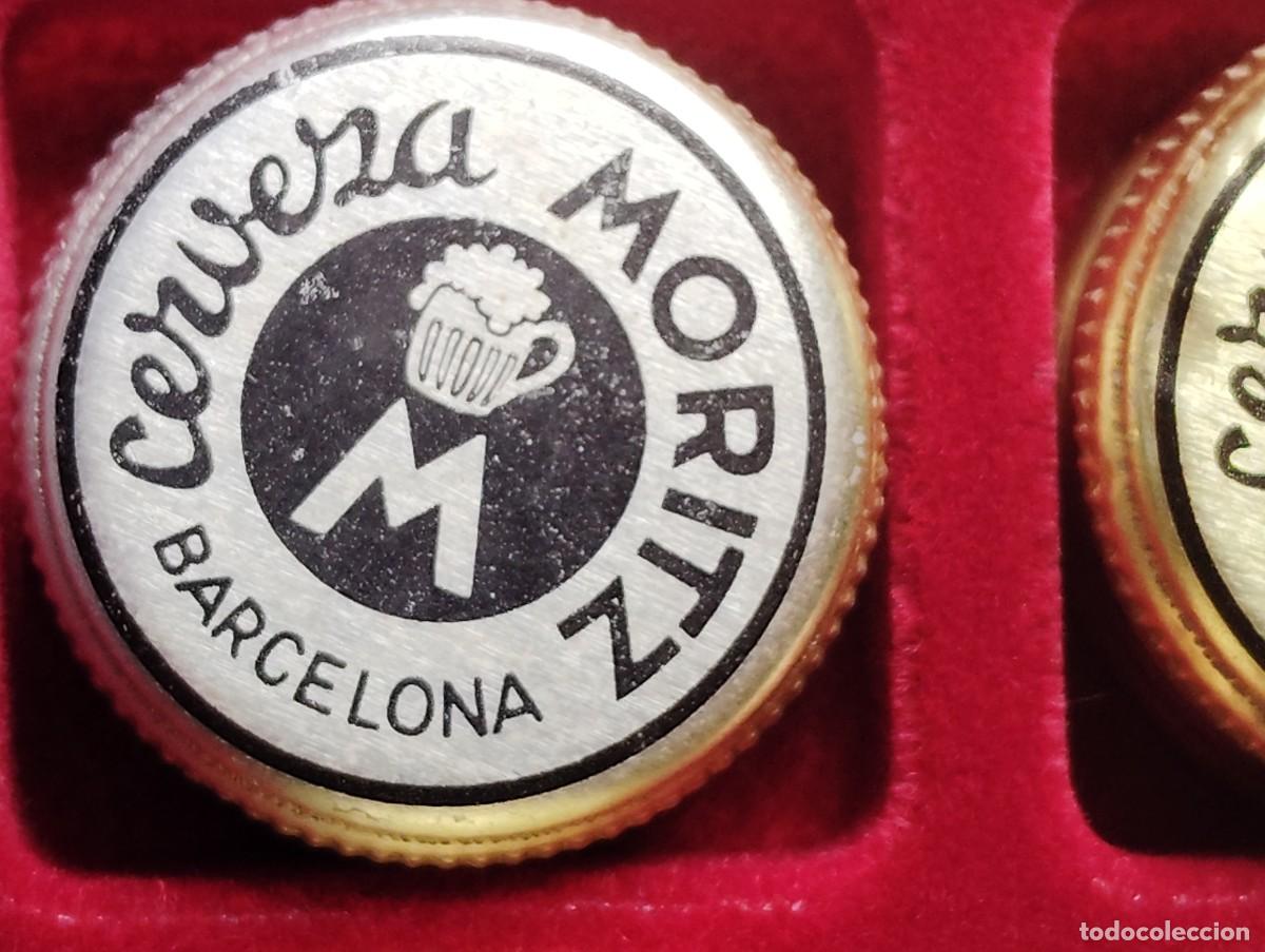 Coleccionismo de cervezas: TAPON ROSCA METALICO CERVEZA MORITZ. USADO